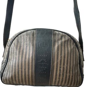 Fendi Black and Brown Leather Interior Bag